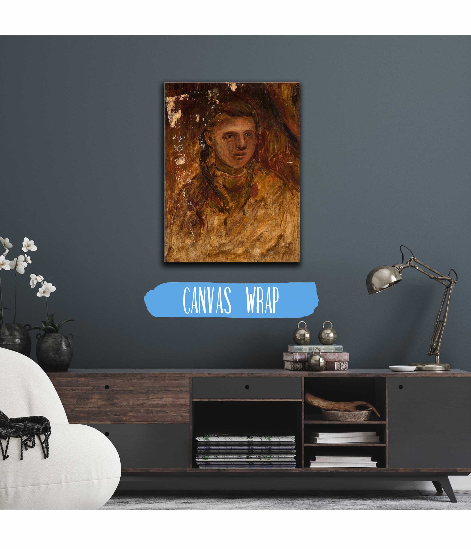 Study Of A Little Girl by Tadeusz Makowski - Image 3