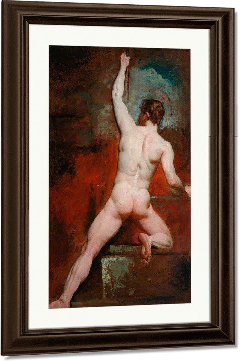 Study Of A Nude Man By William Etty - Image 3