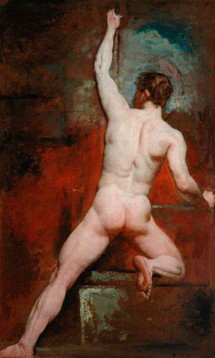 Study Of A Nude Man By William Etty - Image 6
