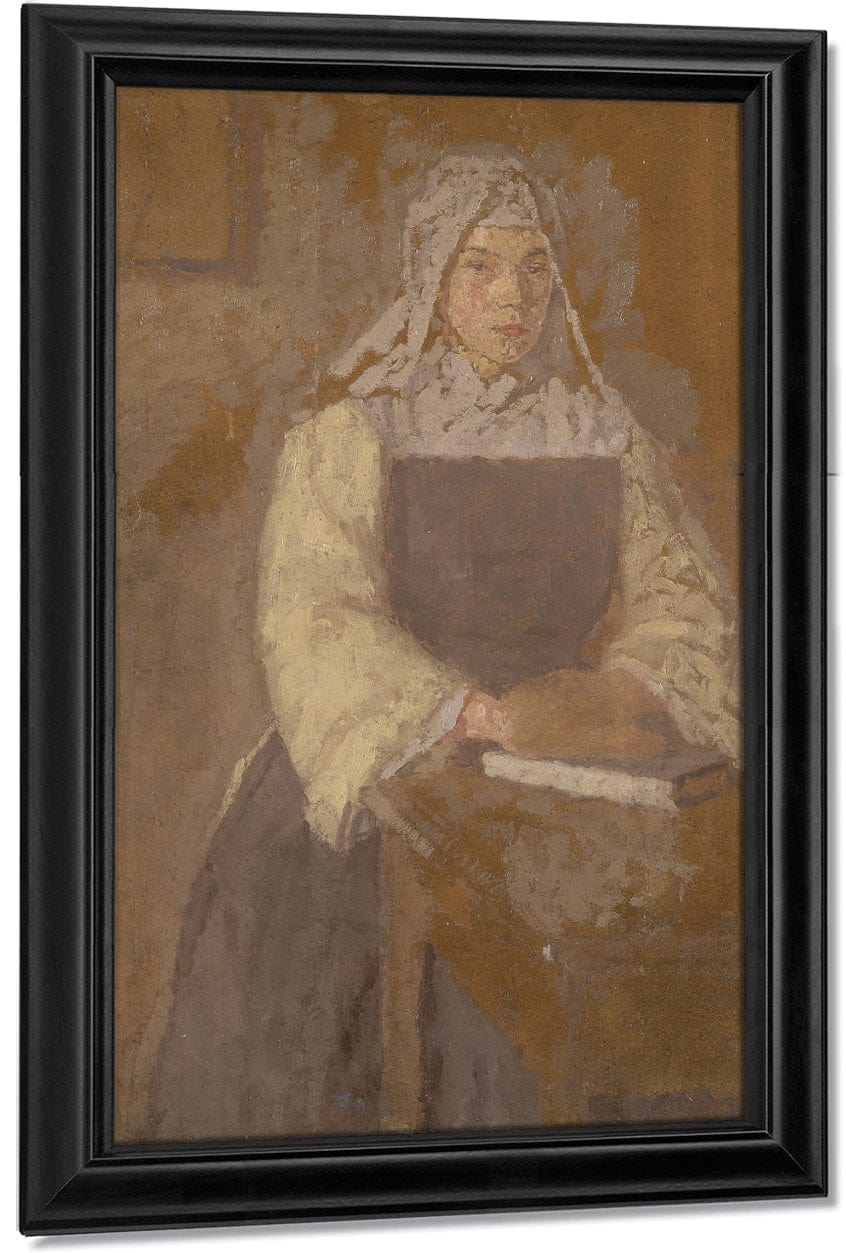 Study Of A Nun 1915 By Gwendolen Mary John - Image 7