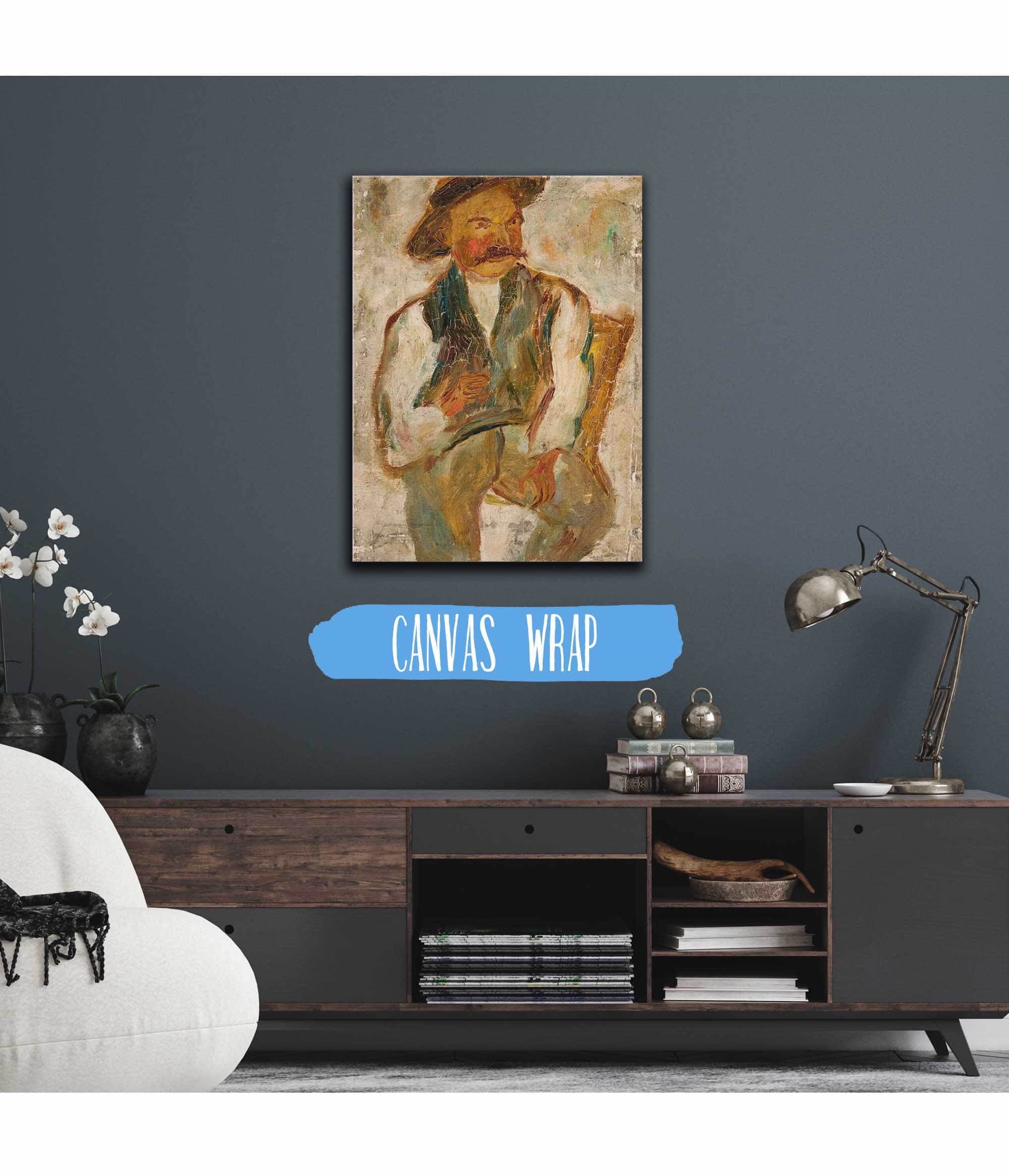 Study Of A Peasant In A Hat by Tadeusz Makowski - Image 3