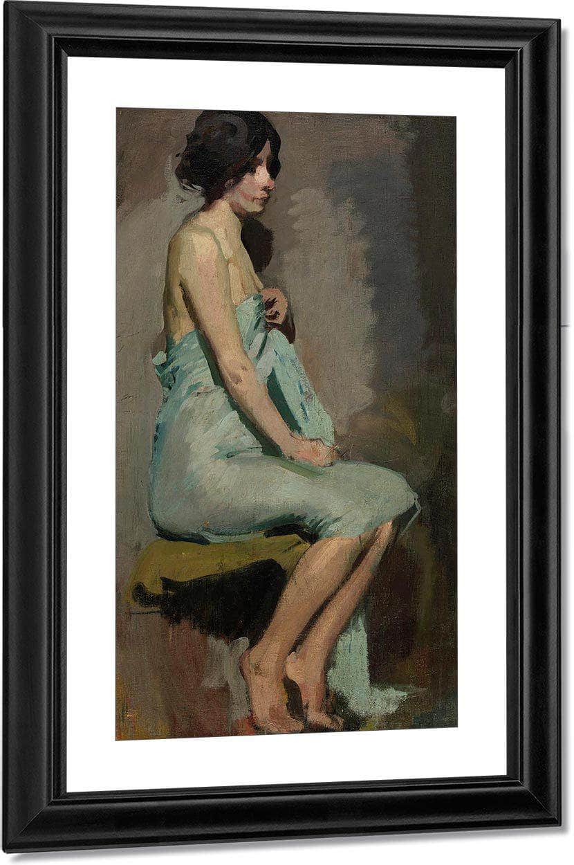Study Of A Seated Woman By Alice Pike Barney - Image 3