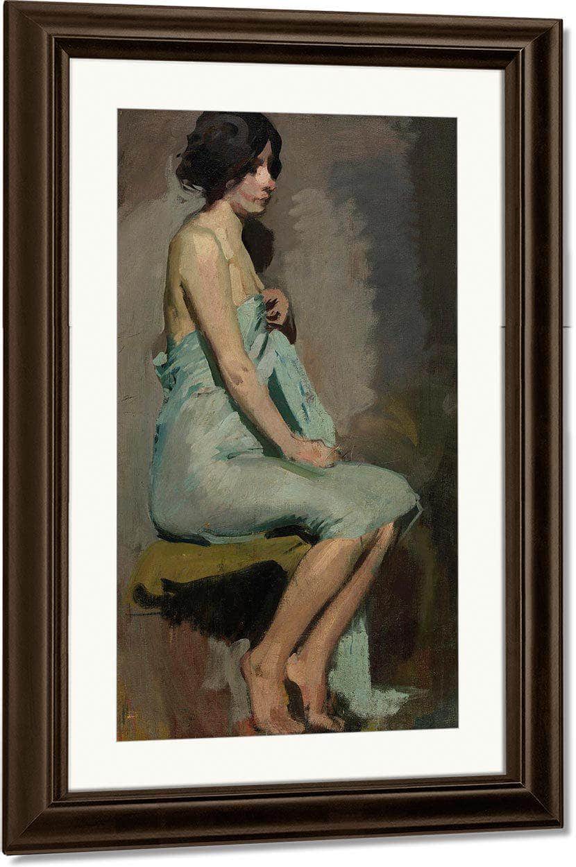 Study Of A Seated Woman By Alice Pike Barney - Image 4