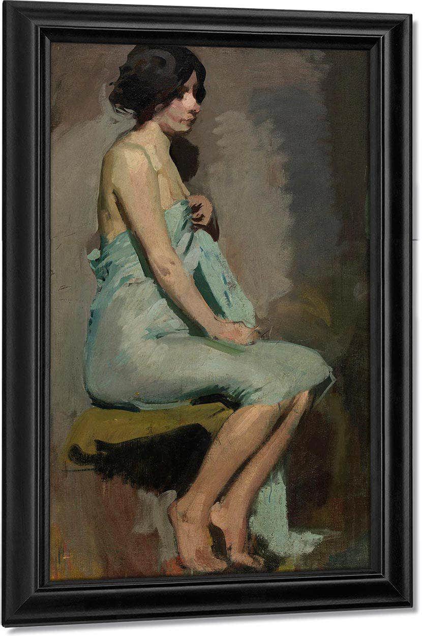 Study Of A Seated Woman By Alice Pike Barney - Image 7