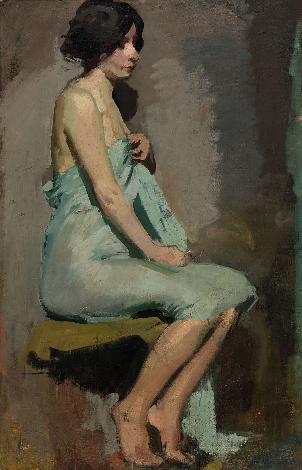 Study Of A Seated Woman by Alice Pike Barney - Image 3