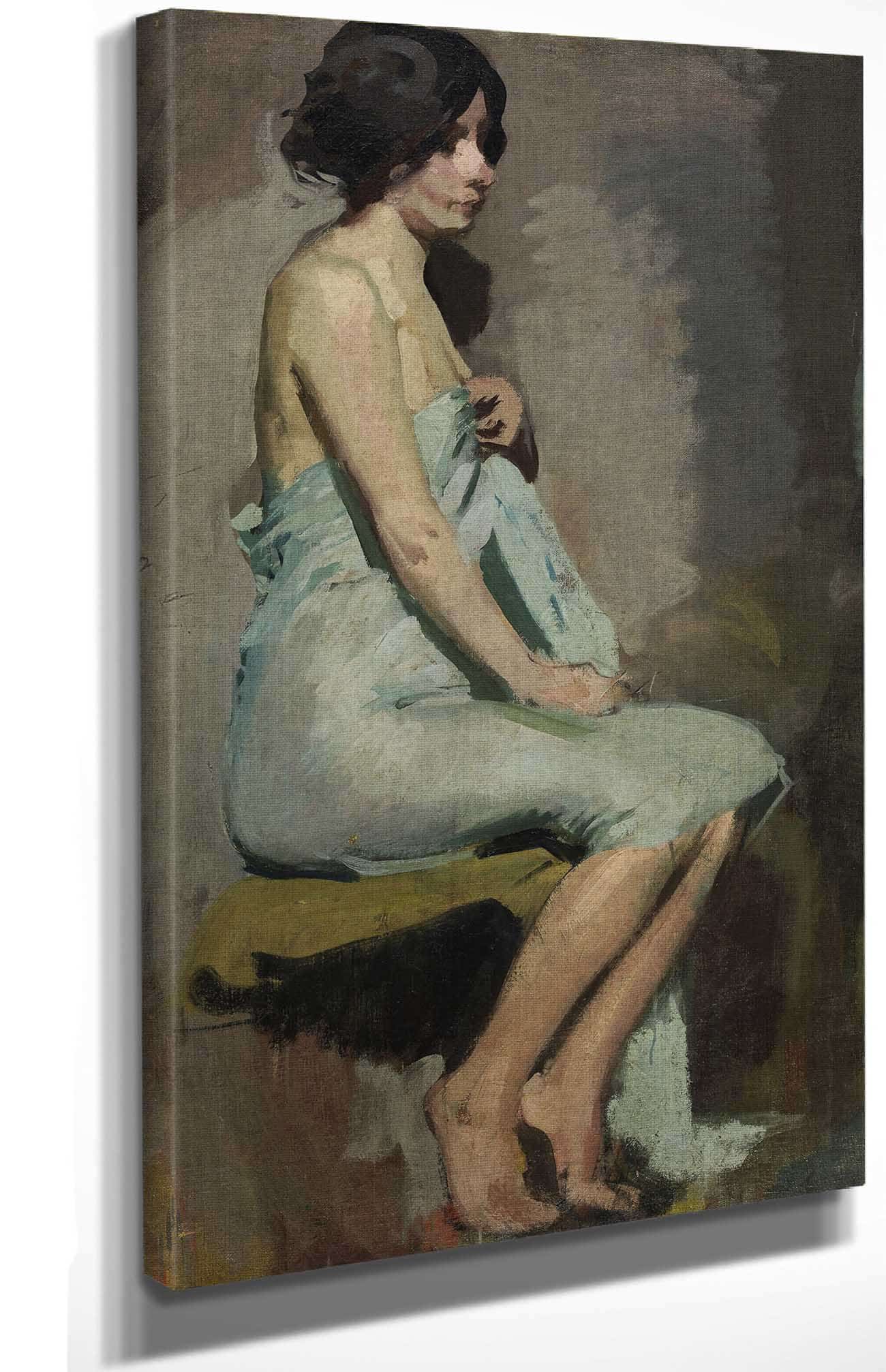 Study Of A Seated Woman by Alice Pike Barney - Image 4