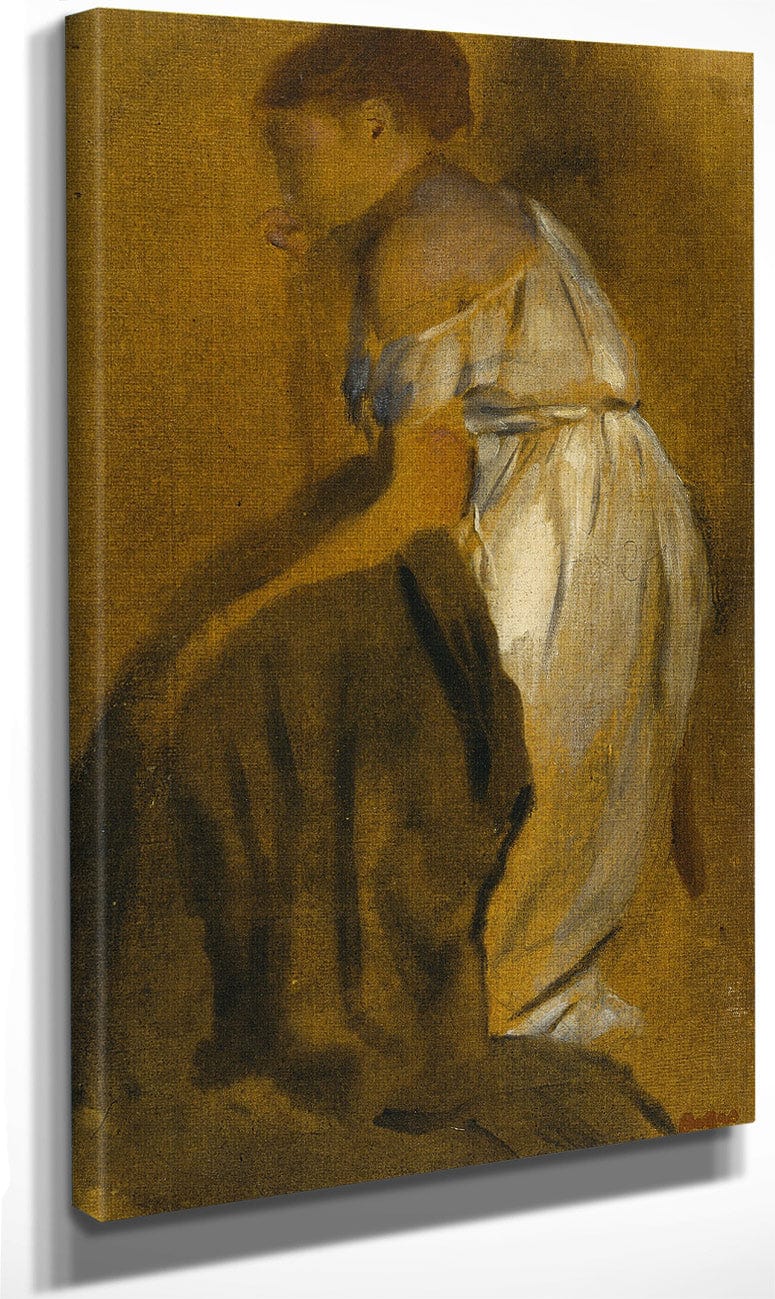 Study Of A Seated Woman By Edgar Degas