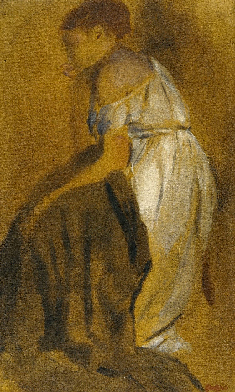 Study Of A Seated Woman By Edgar Degas - Image 6
