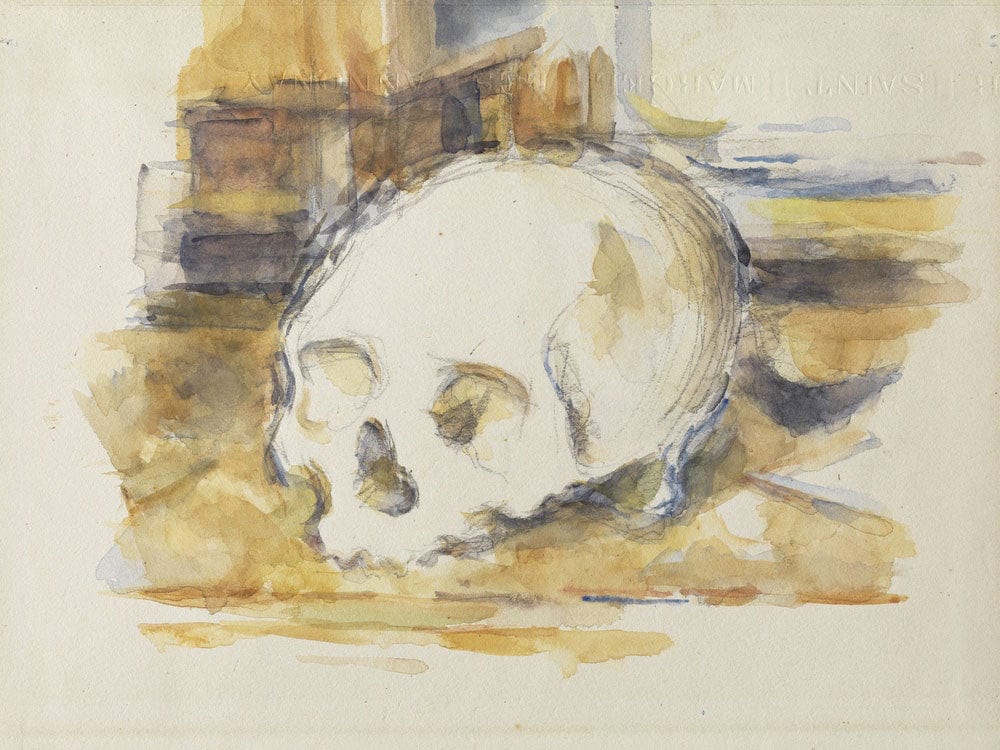 Study Of A Skull By Paul Cezanne - Image 7