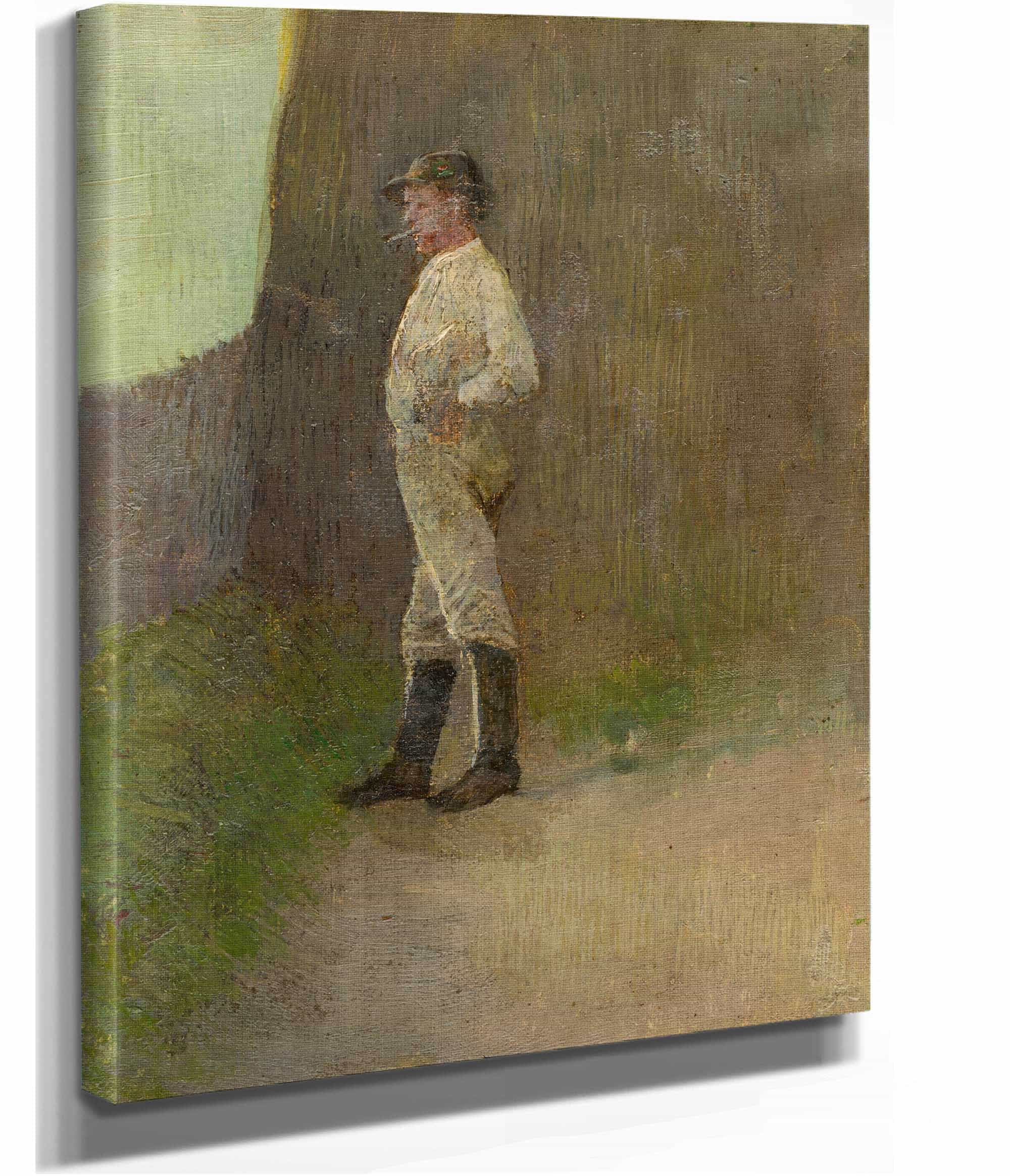 Study Of A Standing Lad In The Boots by Ladislav Mednyanszky - Image 2