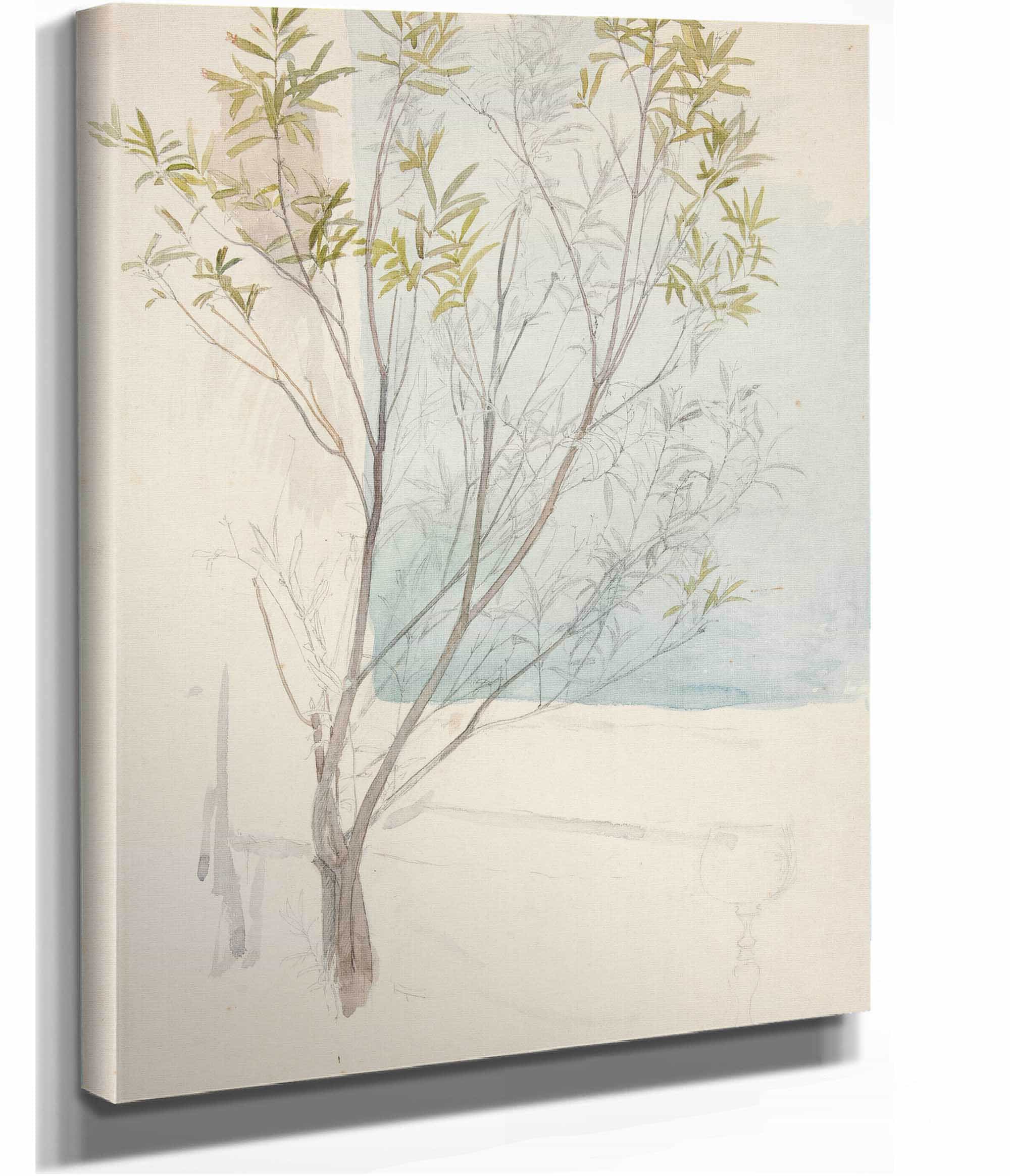 Study Of A Tree by Edwin Austin Abbey - Image 3