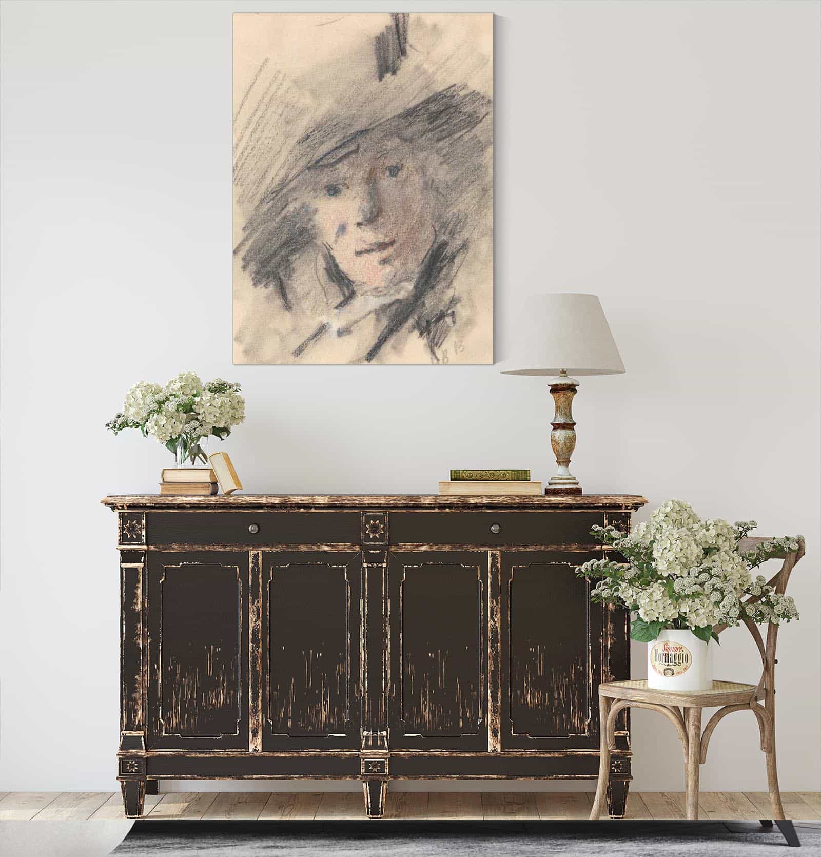 Study Of A Woman by Hercules Brabazon Brabazon - Image 4