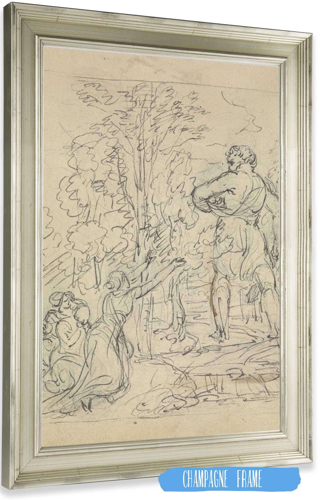 Study Of A Woman Imploring For The Return Of Her Captive Child by Robert Smirke