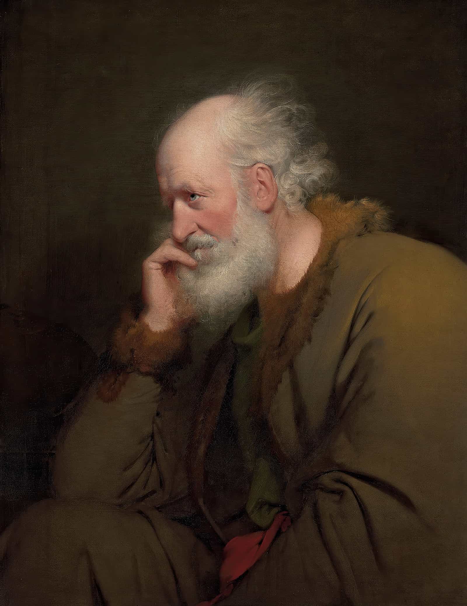 Study Of An Old Man by Joseph Wright Of Derby - Image 2