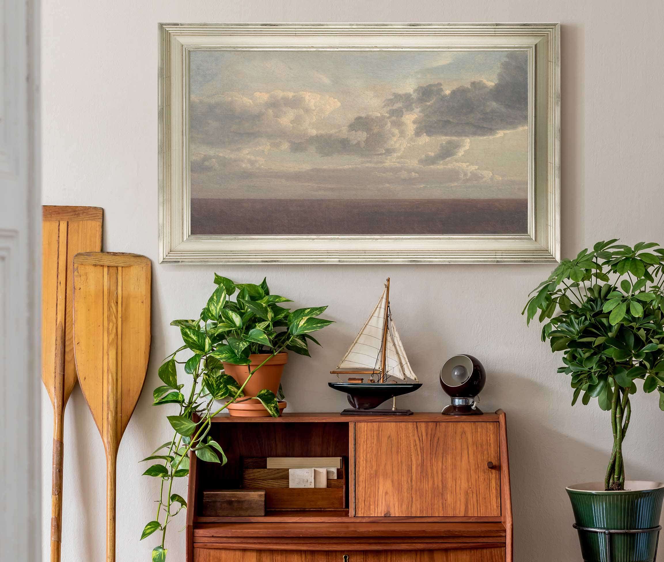 Study Of Clouds Over The Sea by Christoffer Wilhelm Eckersberg - Image 6