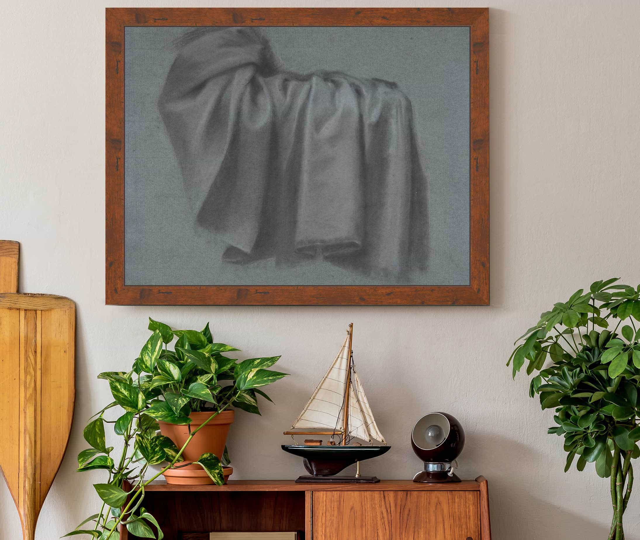 Study Of Drapery by Pierre Paul Prudhon - Image 3