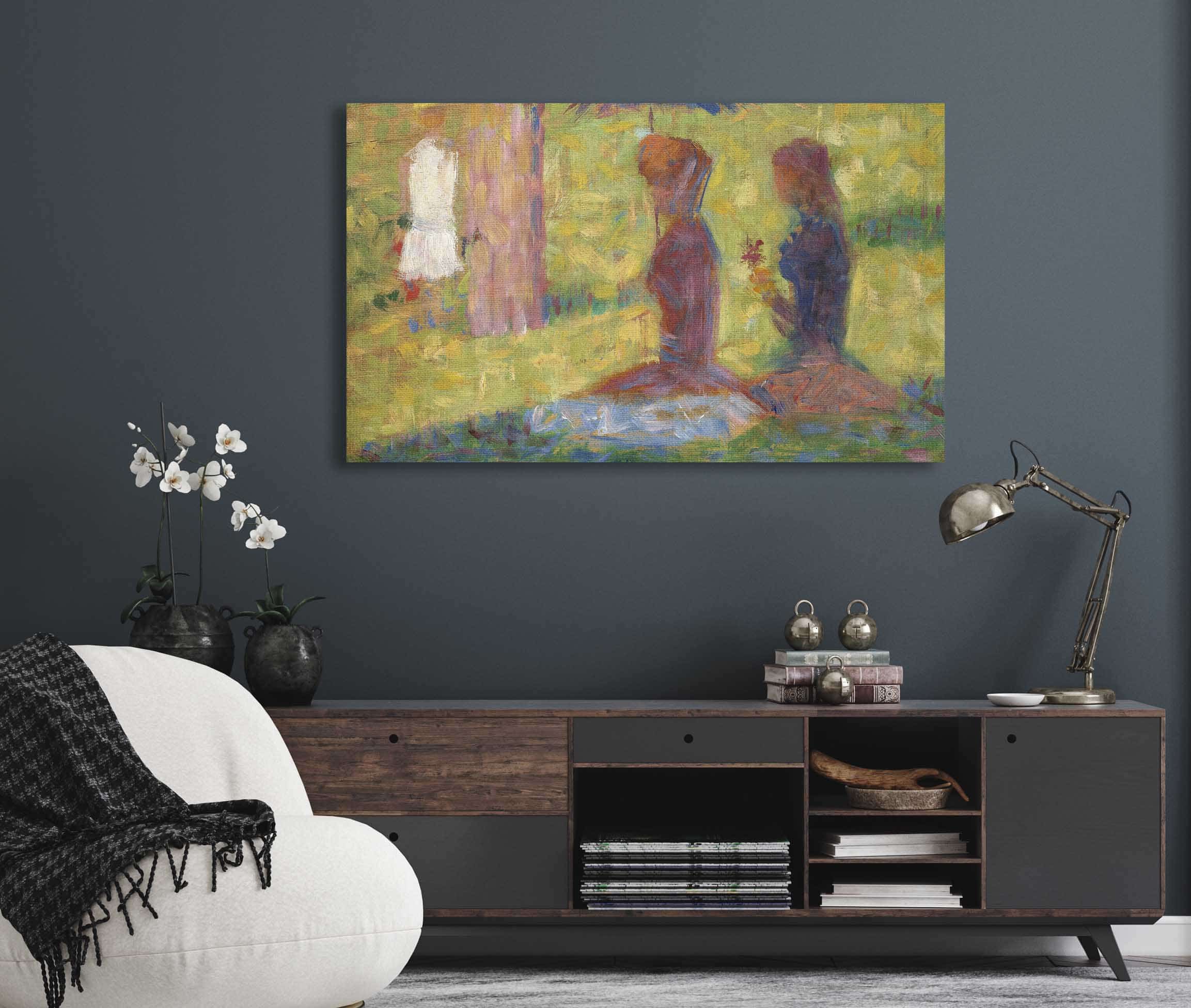 Study Of Figures For La Grande Jatte by Georges Seurat - Image 5