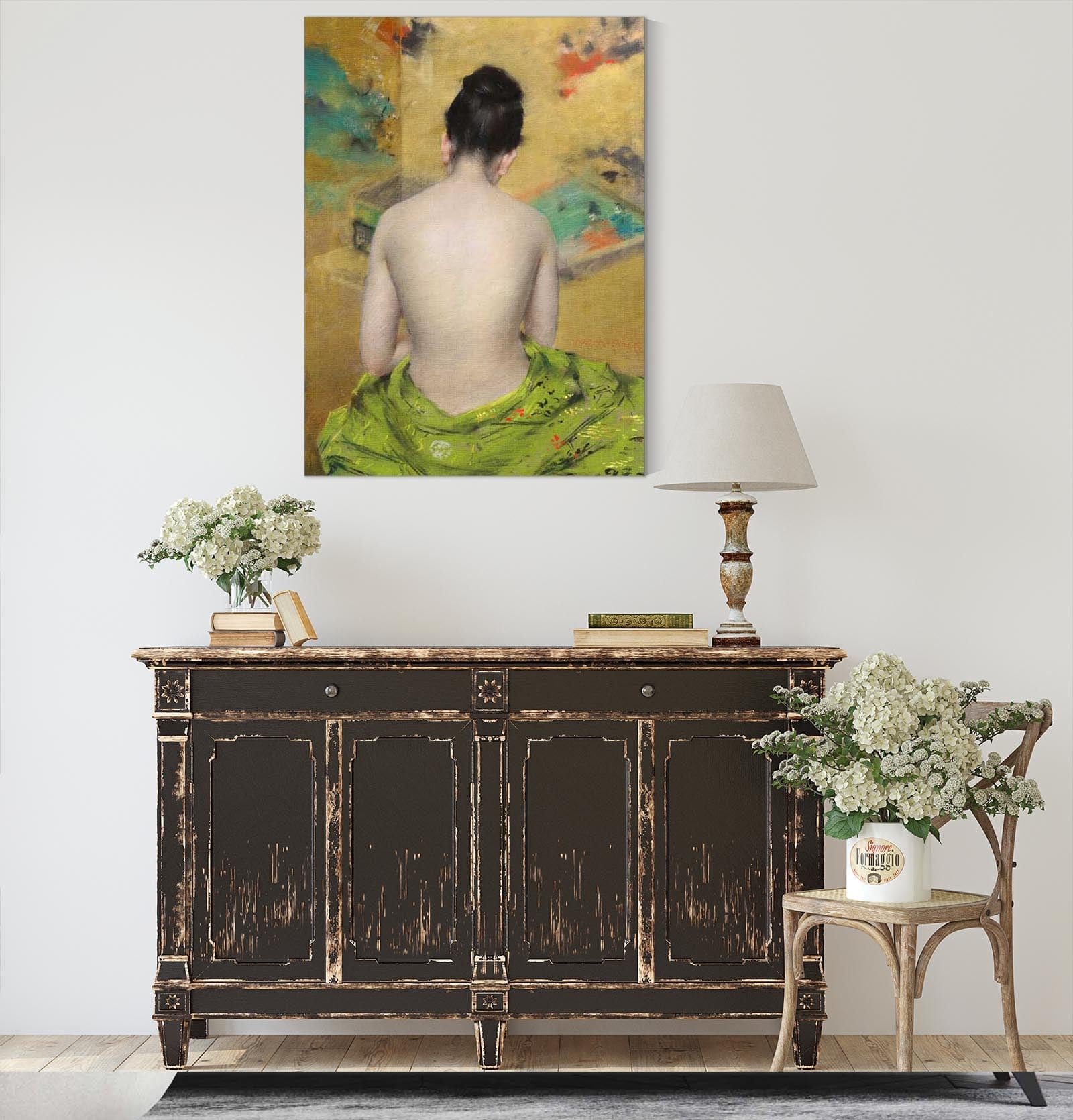 Study Of Flesh Color And Gold by William Merritt Chase - Image 4