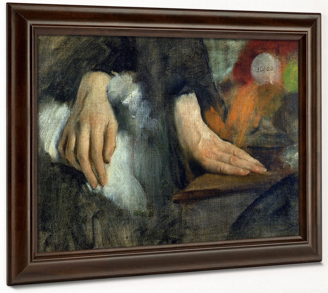 Study Of Hands By Edgar Degas - Image 6