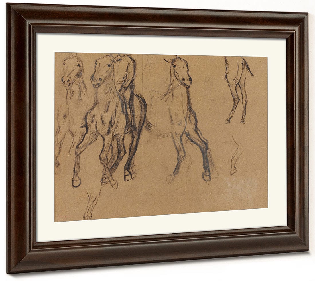 Study Of Horses By Edgar Degas - Image 5