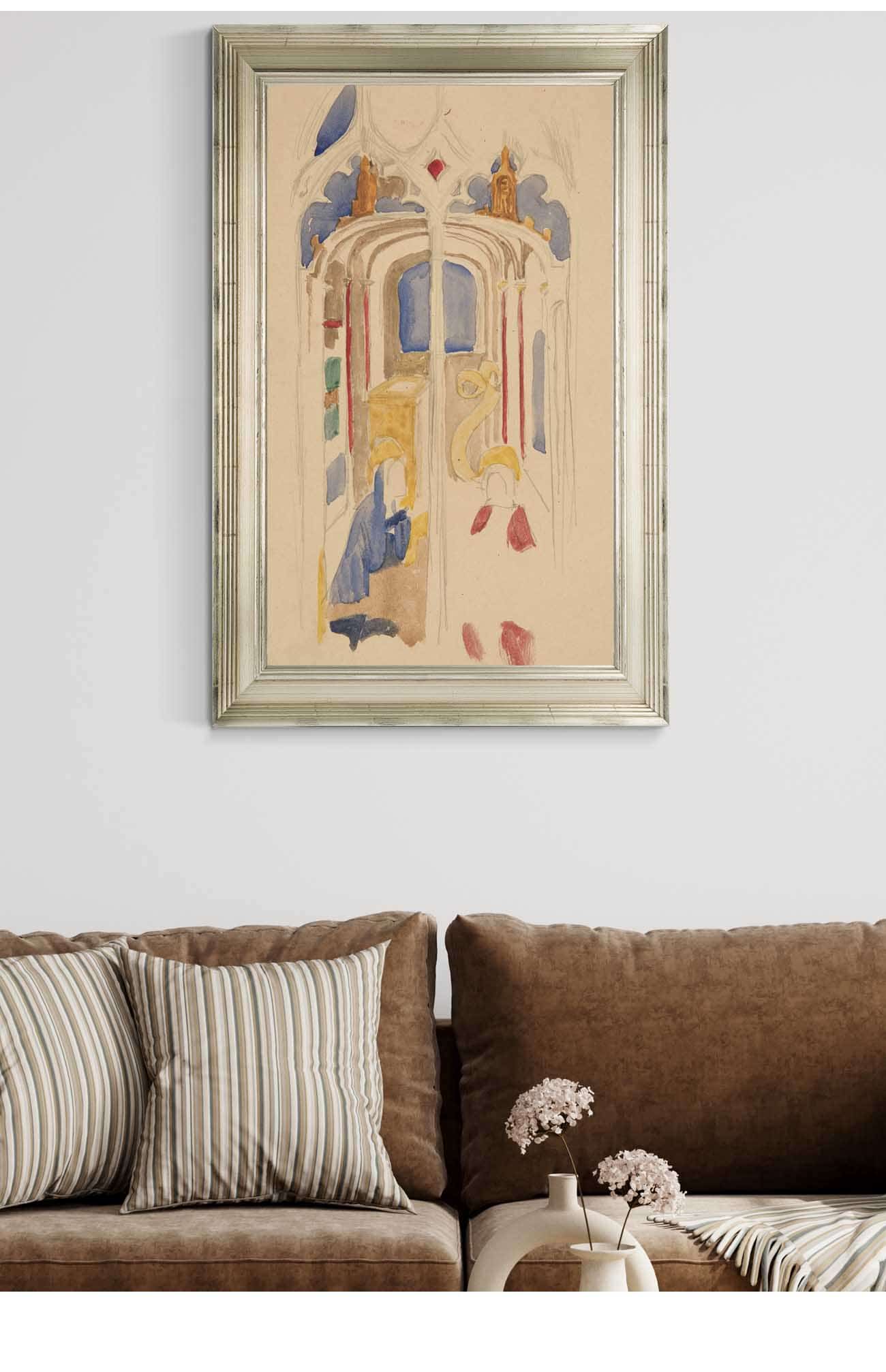 Study Of The Annunciation by Edwin Austin Abbey - Image 5