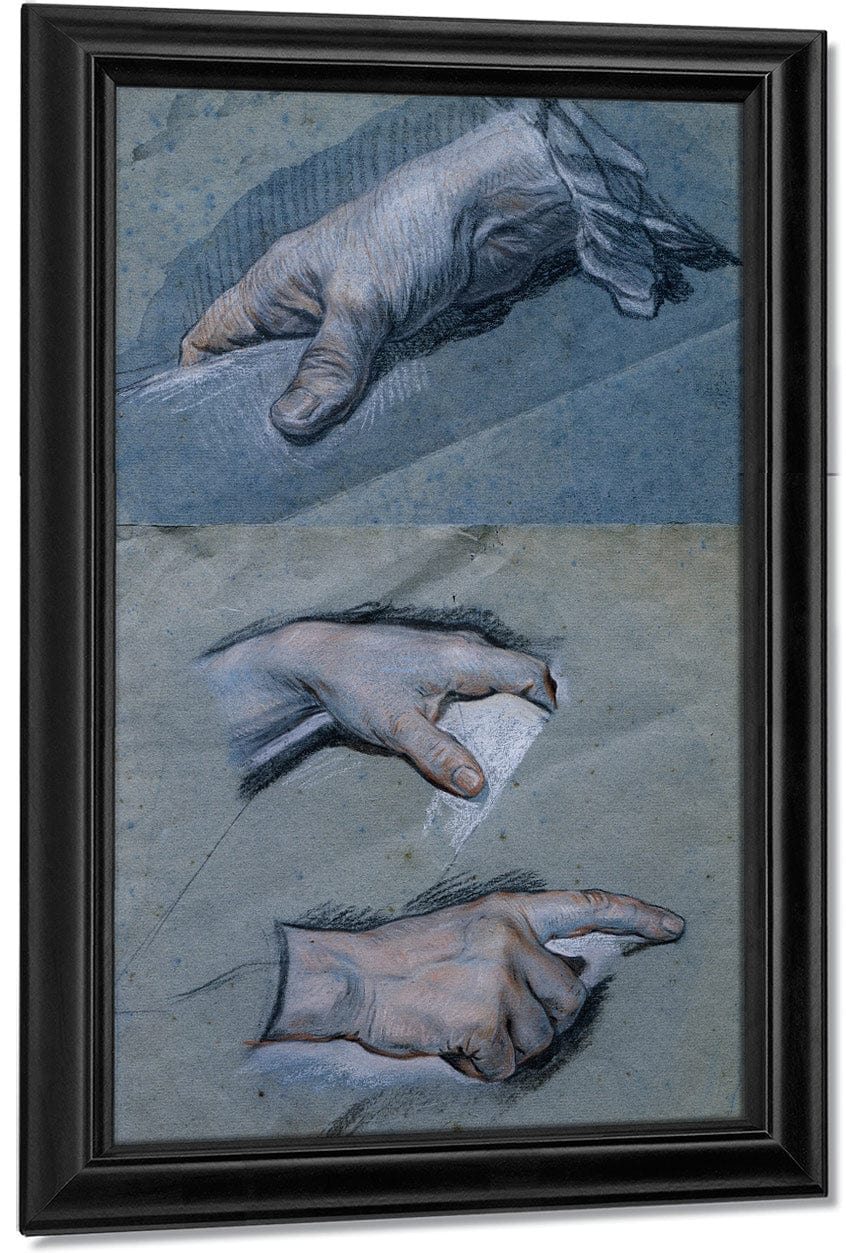 Study Of The Hands Of A Man By Maurice Quentin De La Tour - Image 7