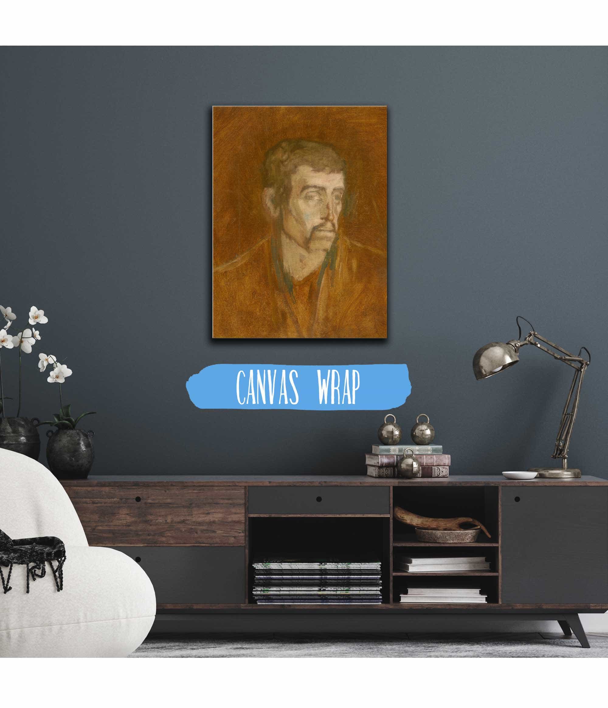 Study Of Unhappy Man by Ladislav Mednyanszky - Image 3