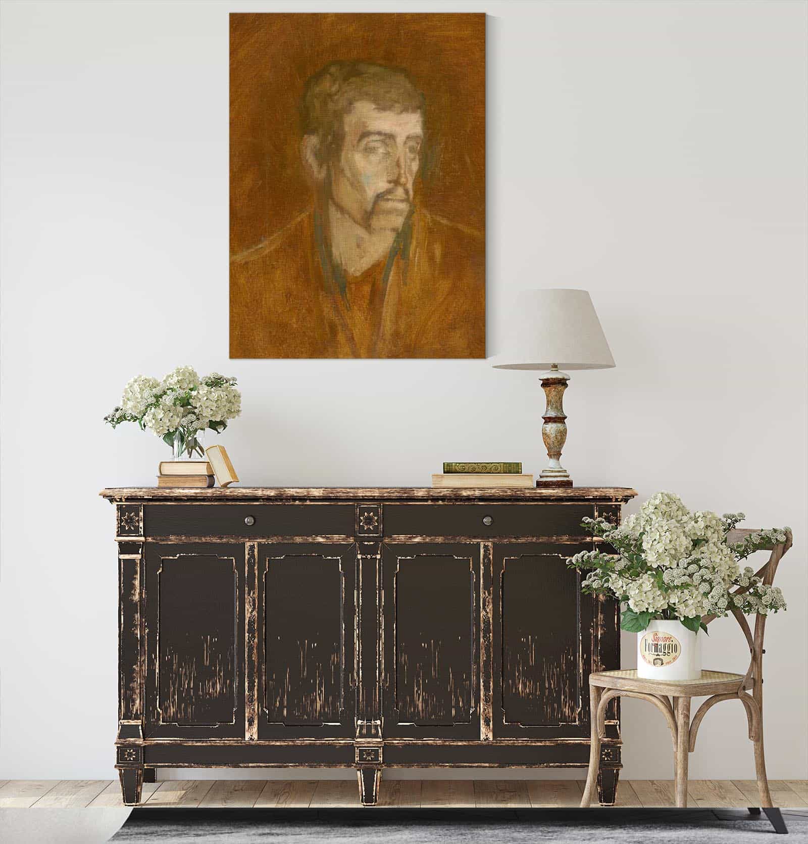 Study Of Unhappy Man by Ladislav Mednyanszky - Image 4