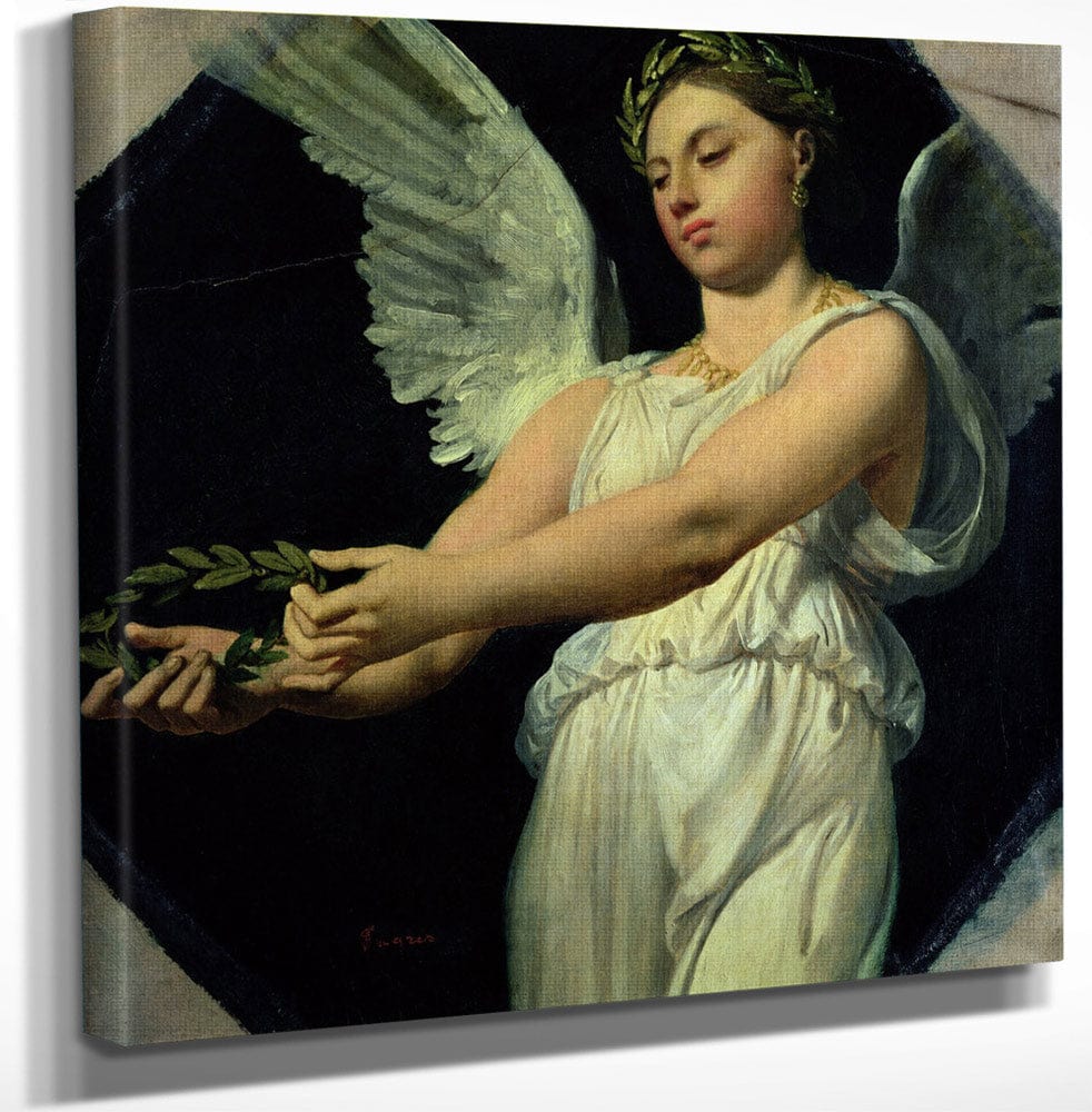 Study Of Victory For The Apotheosis Of Homer By Jean Auguste Dominique Ingres