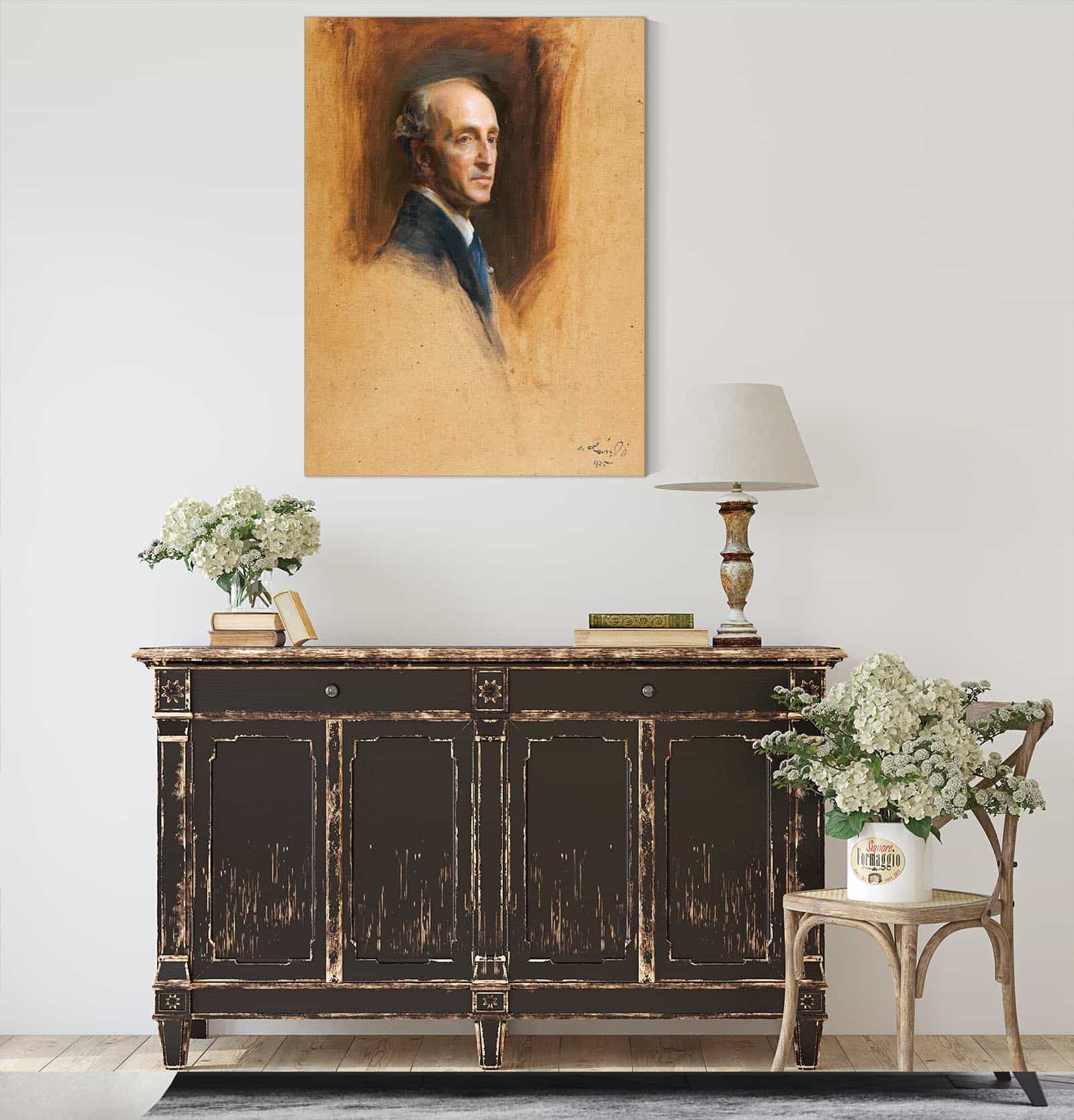 Study Portrait Of Baron Georg Franckenstein by Philip Alexius De Laszlo - Image 7