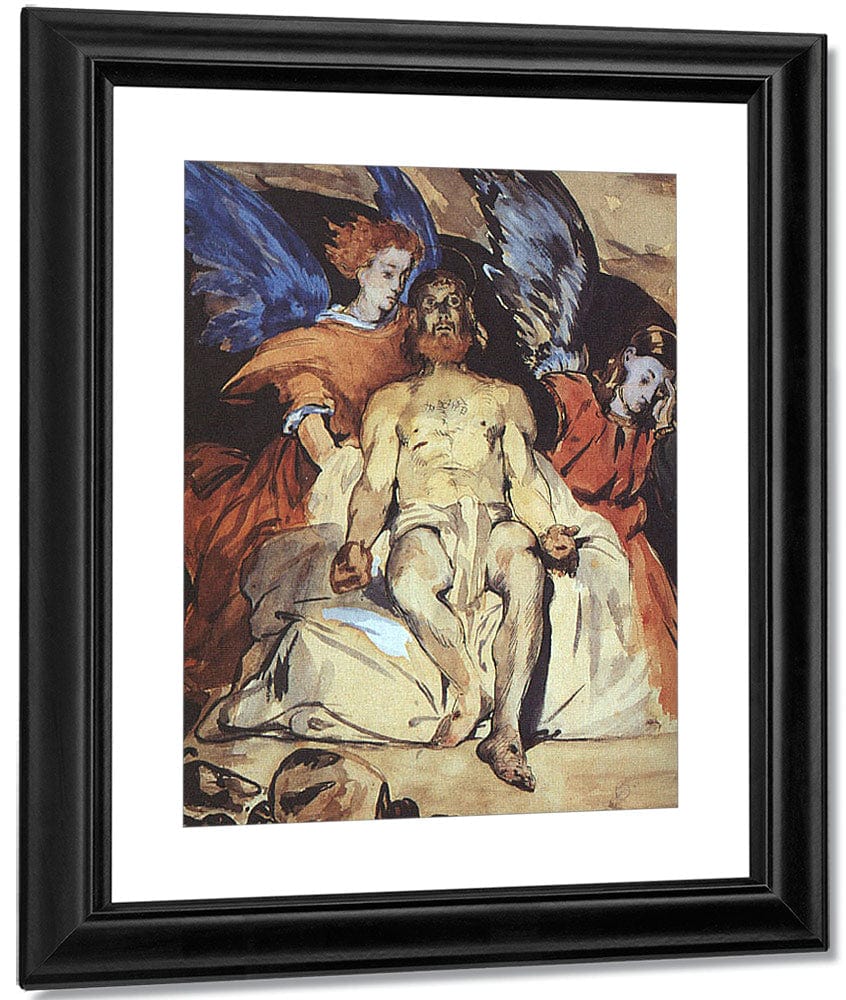 Study To Dead Christ With Angels 1864 By Edouard Manet - Image 3