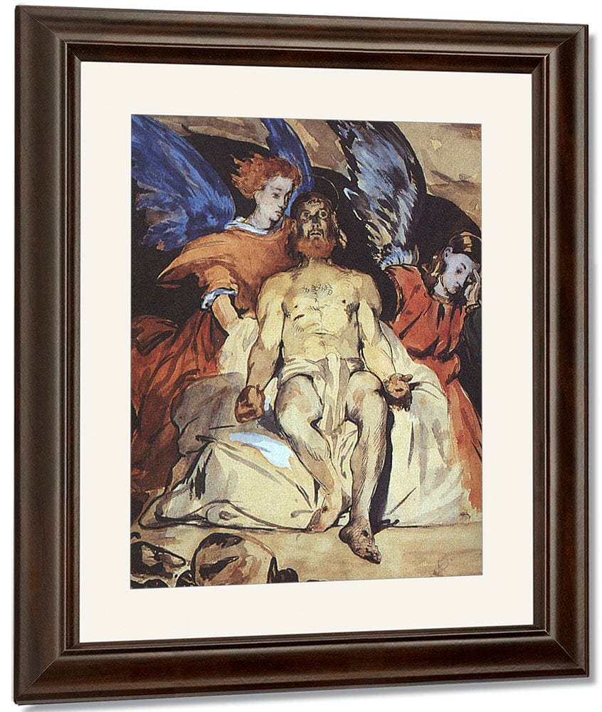 Study To Dead Christ With Angels 1864 By Edouard Manet - Image 4