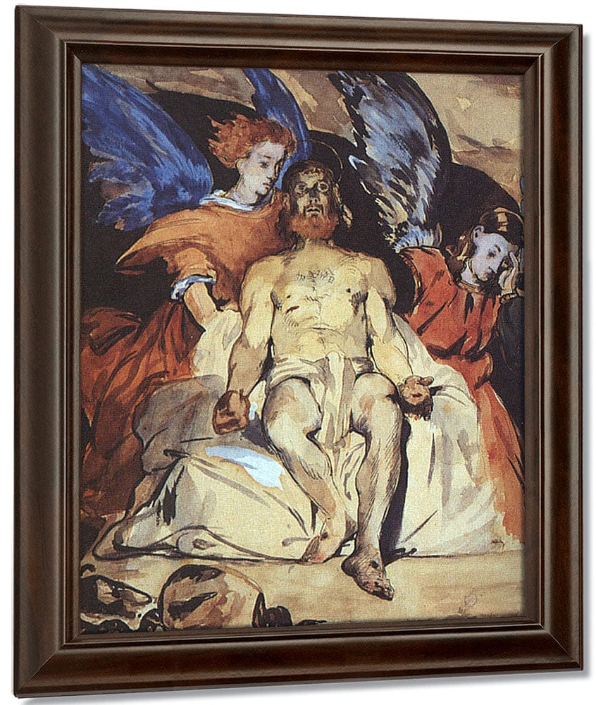 Study To Dead Christ With Angels 1864 By Edouard Manet - Image 5