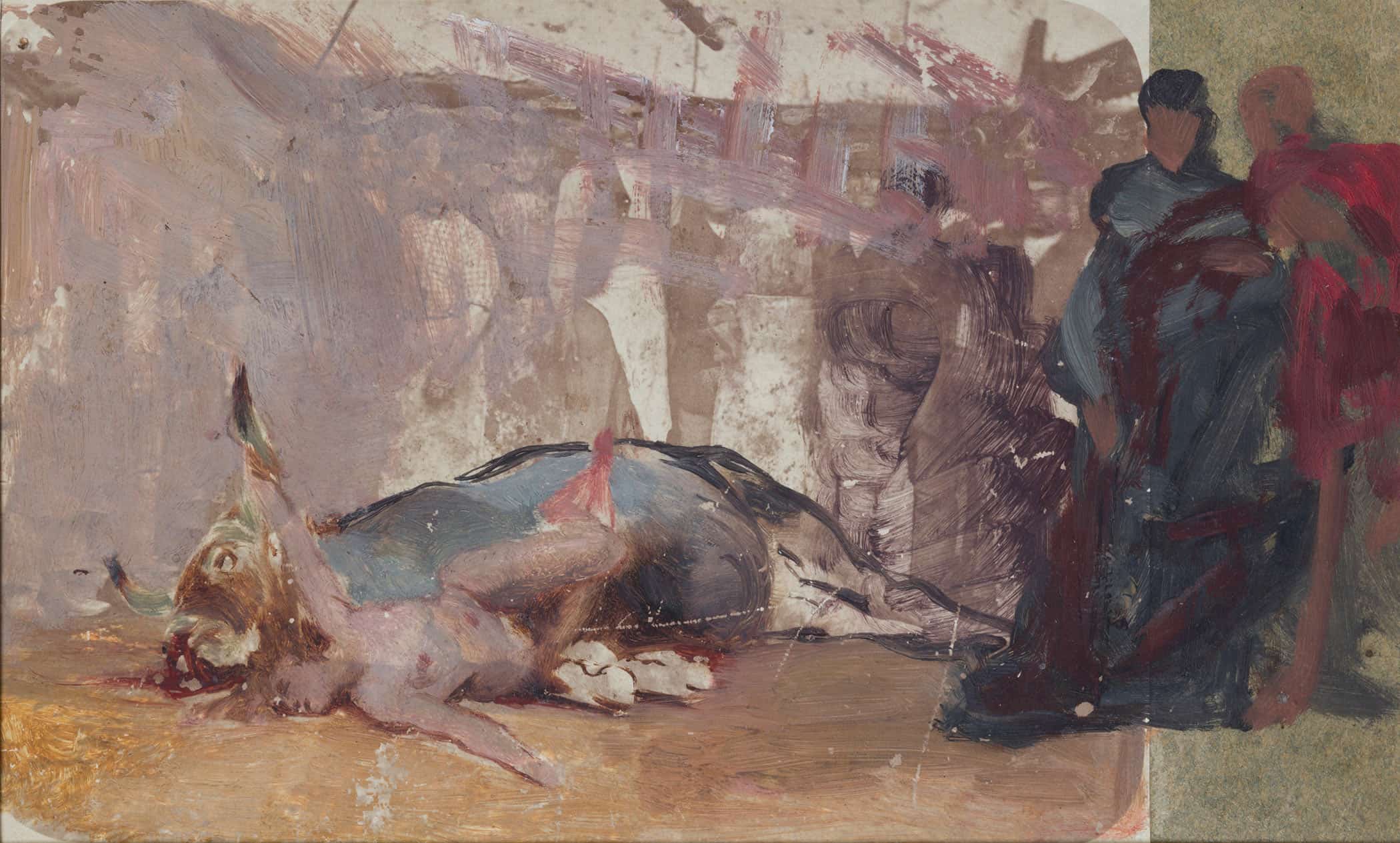 Study To The Painting Christian Dirce by Henryk Siemiradzki - Image 2
