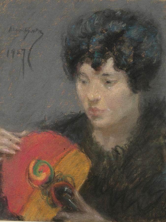 Study With Fan By Alice Pike Barney - Image 6
