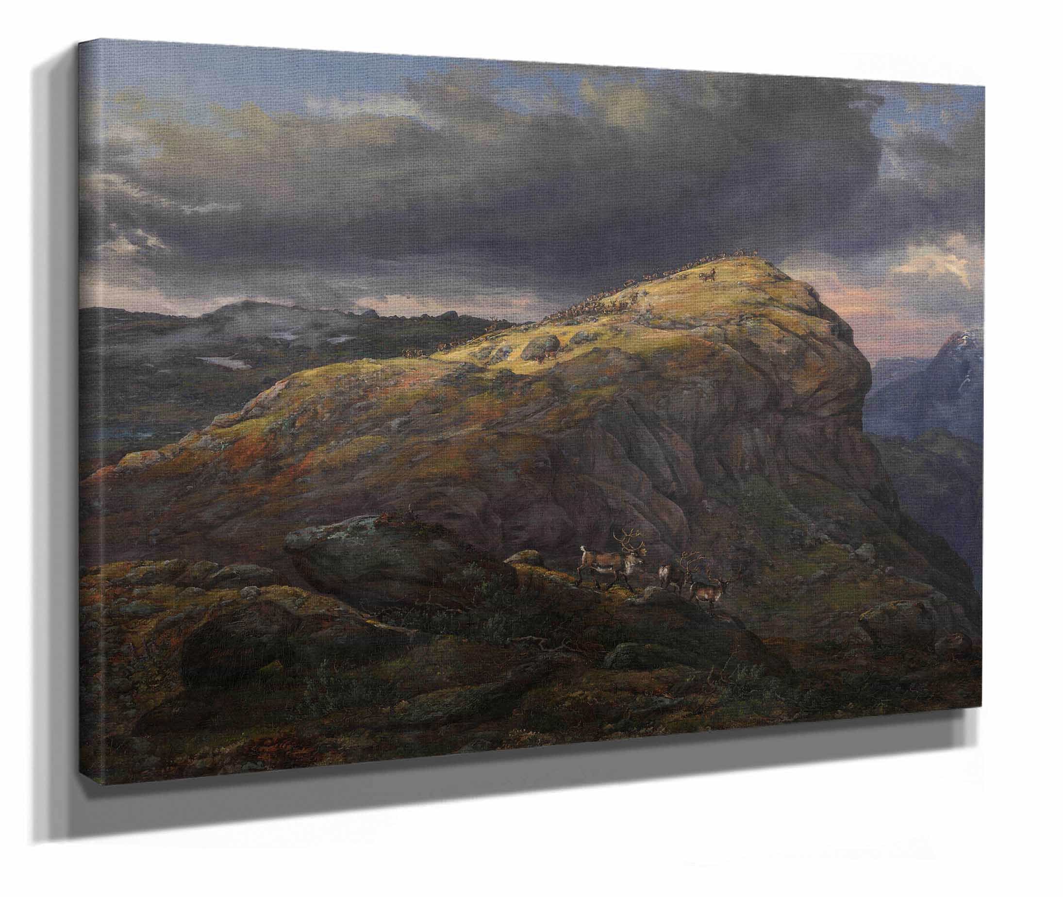Stugunoset At Filefjell by Johan Christian Dahl - Image 2