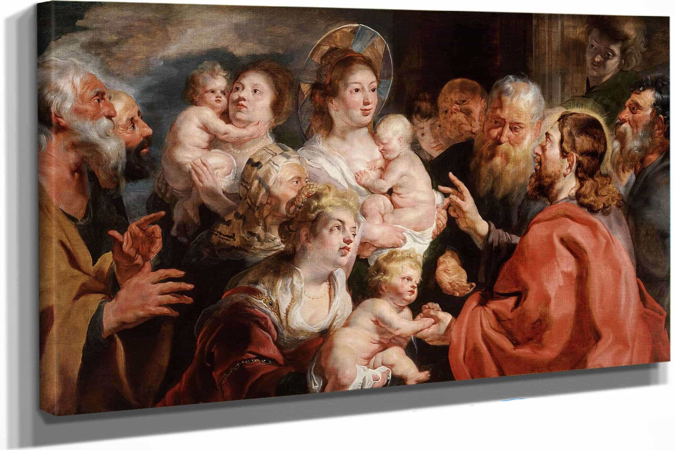 Suffer The Little Children To Come Unto Me by Jacob Jordaens