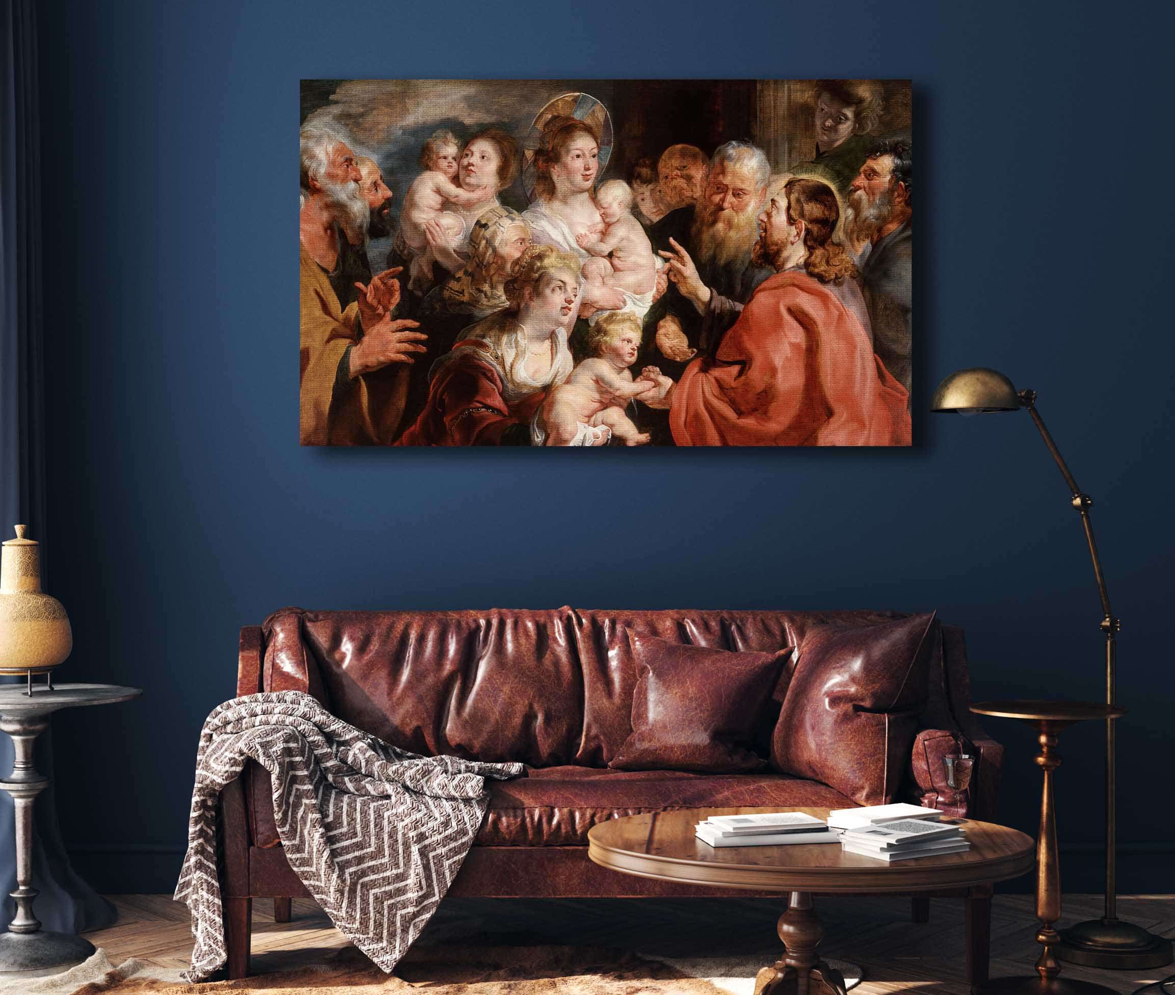 Suffer The Little Children To Come Unto Me by Jacob Jordaens - Image 4