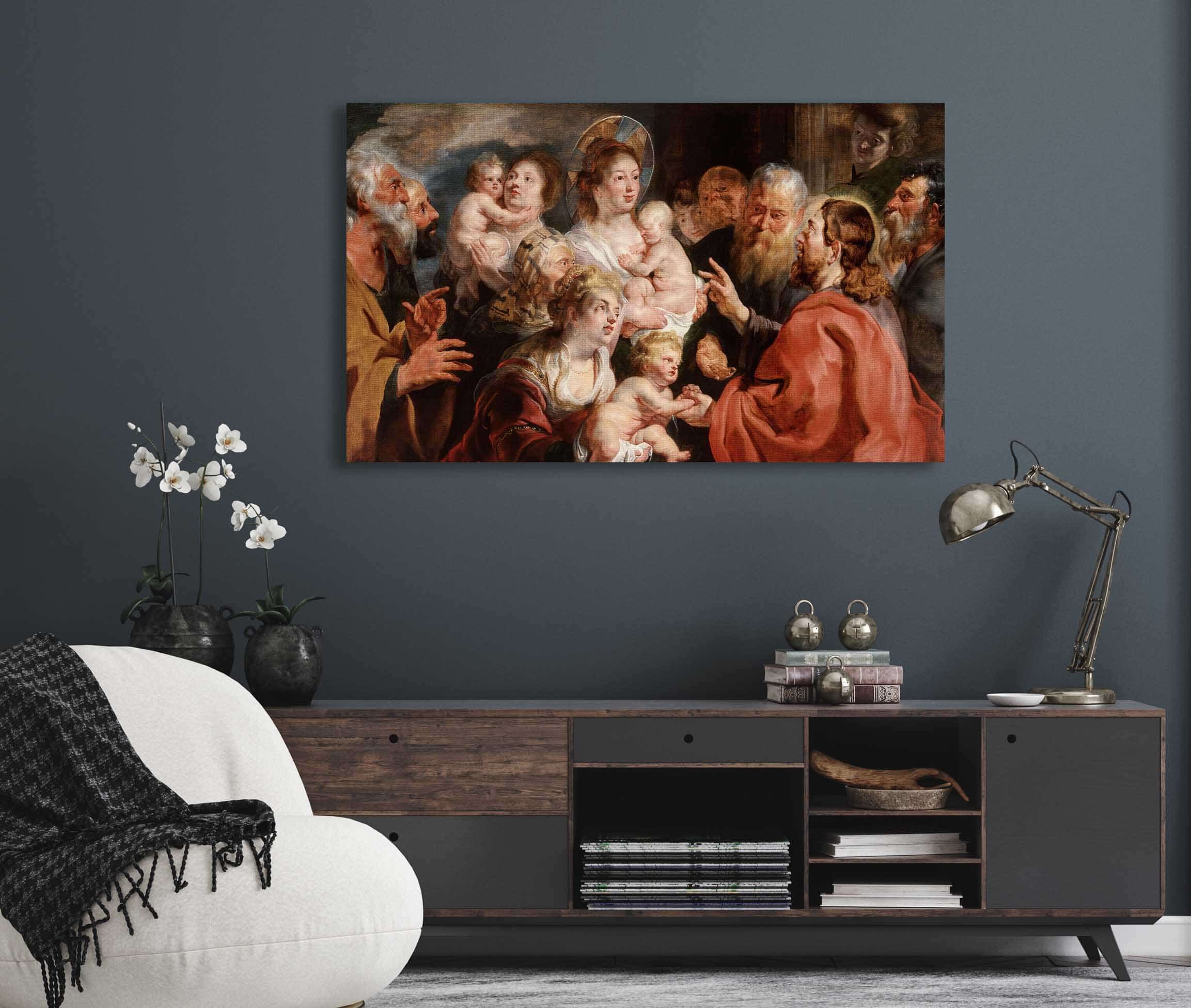 Suffer The Little Children To Come Unto Me by Jacob Jordaens - Image 5