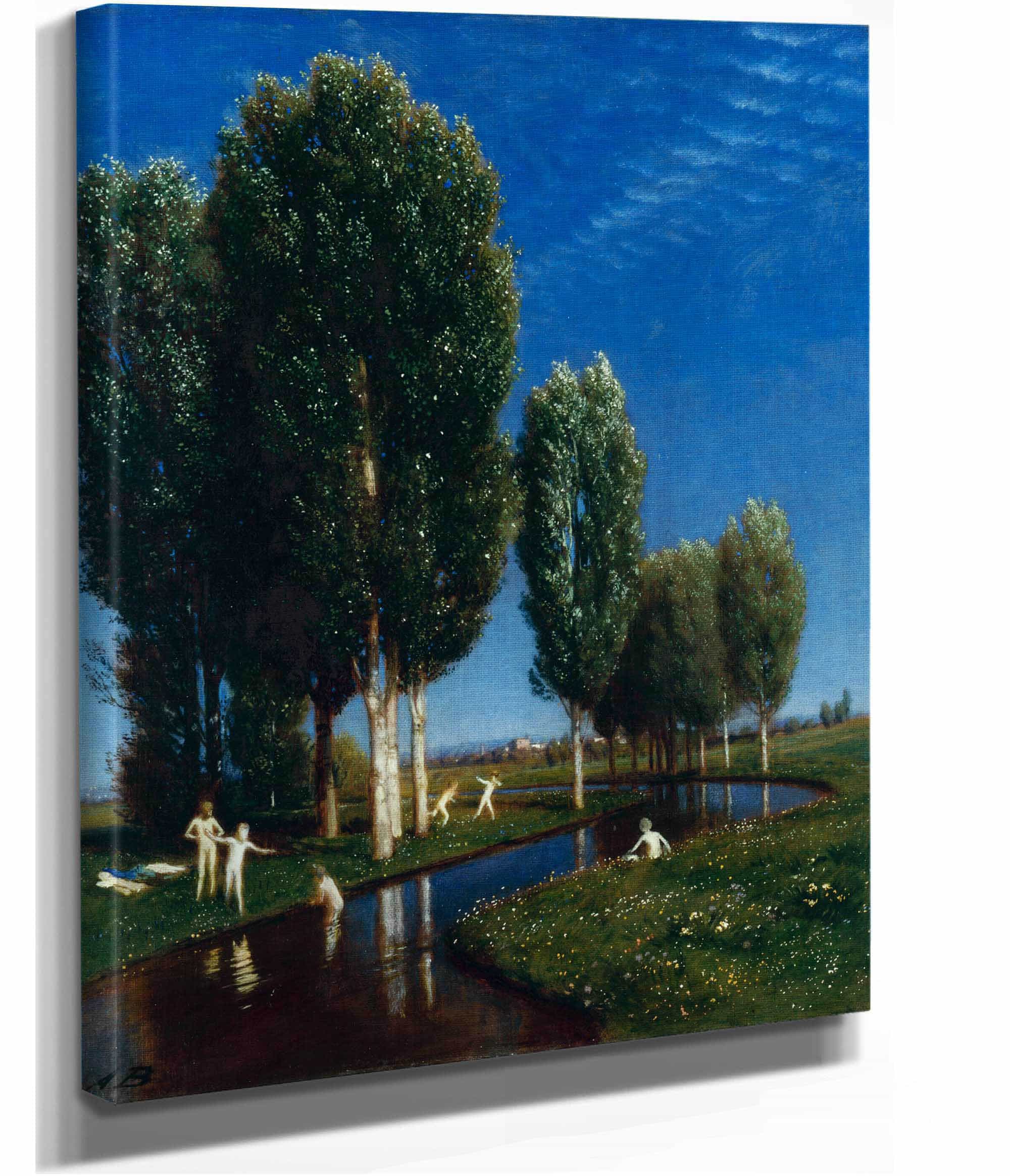 Summer Day by Arnold Bocklin - Image 2