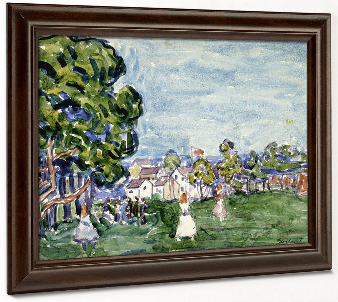 Summer Day, New England By Maurice Brazil Prendergast - Image 4