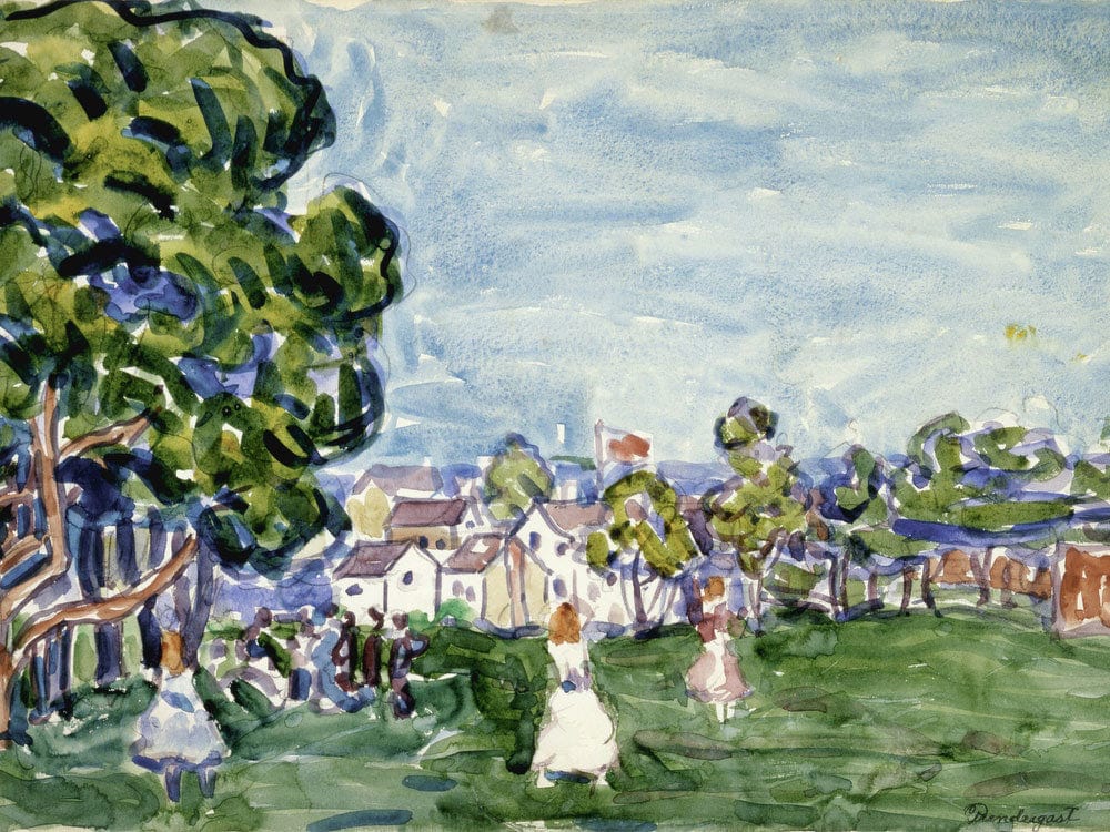 Summer Day, New England By Maurice Brazil Prendergast - Image 5