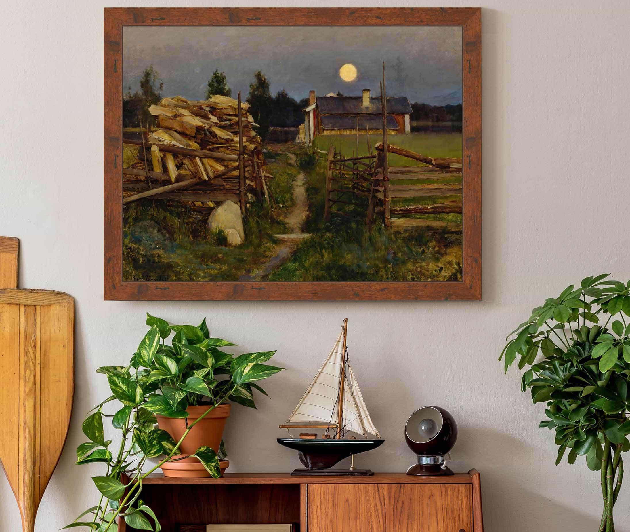 Summer Night Moon by Eero Jarnefelt - Image 3