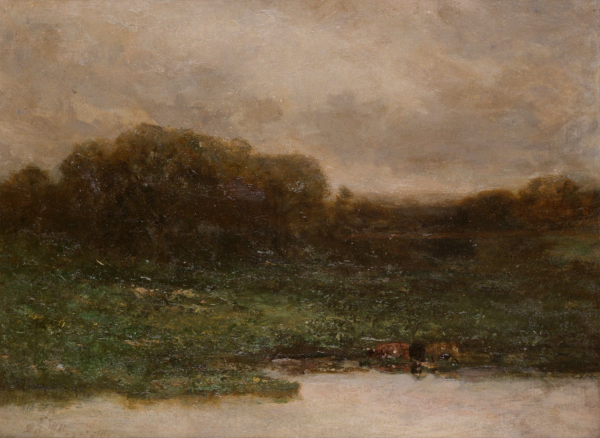 Summer Twilight by Edward Mitchell Bannister - Image 2