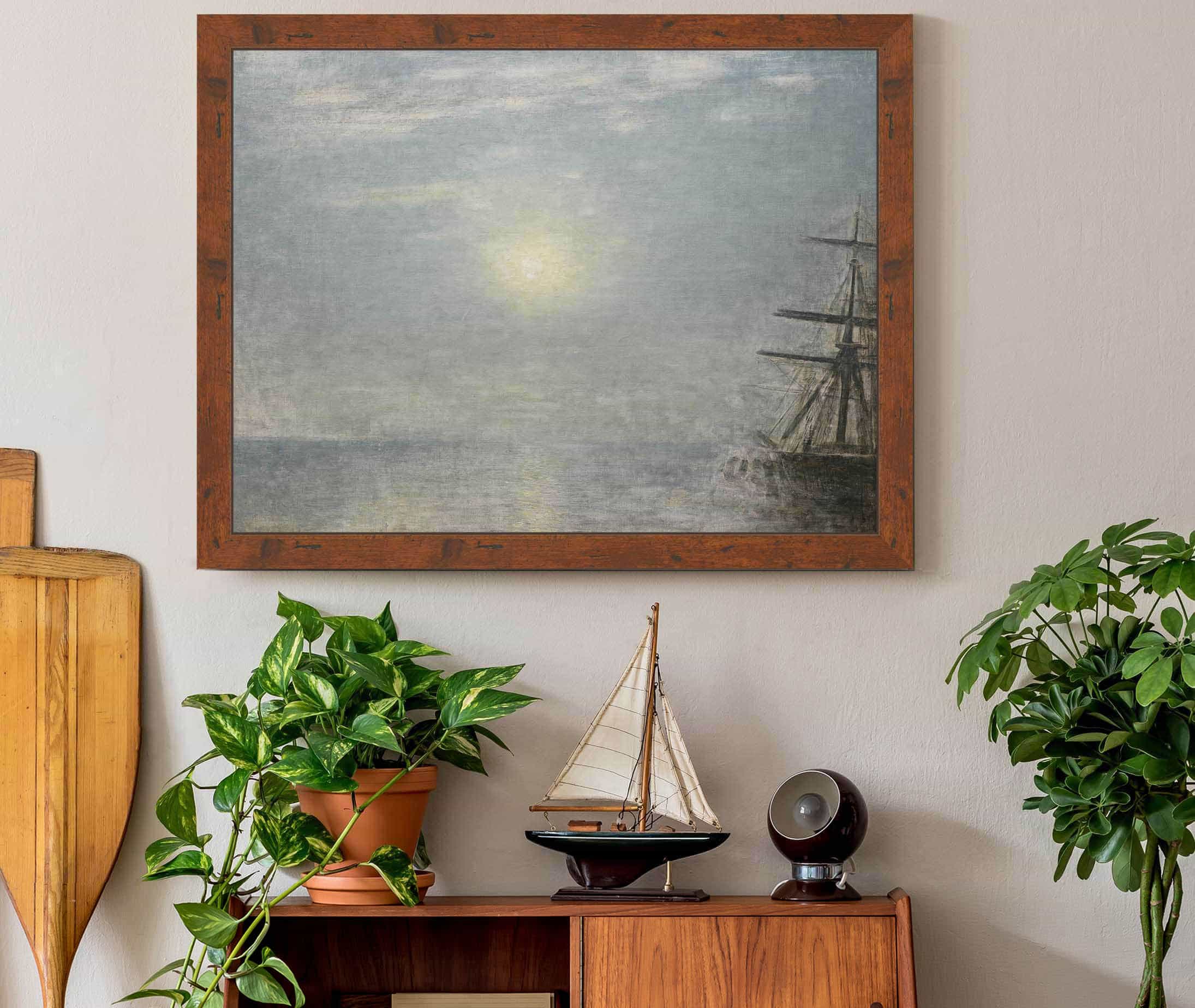 Sun Over The Sea by Vilhelm Hammershoi - Image 3
