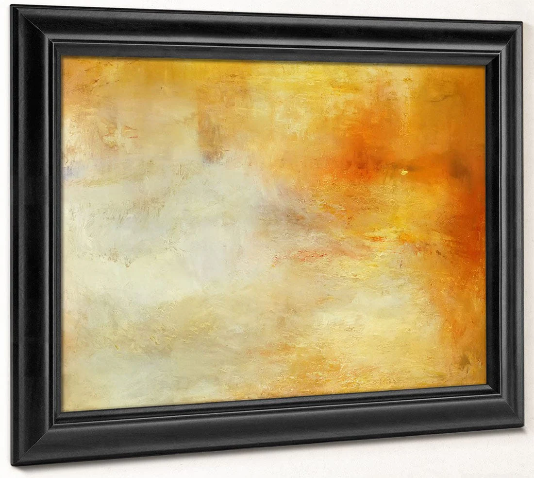 Sun Setting Over A Lake By Jwm Turner - Image 8