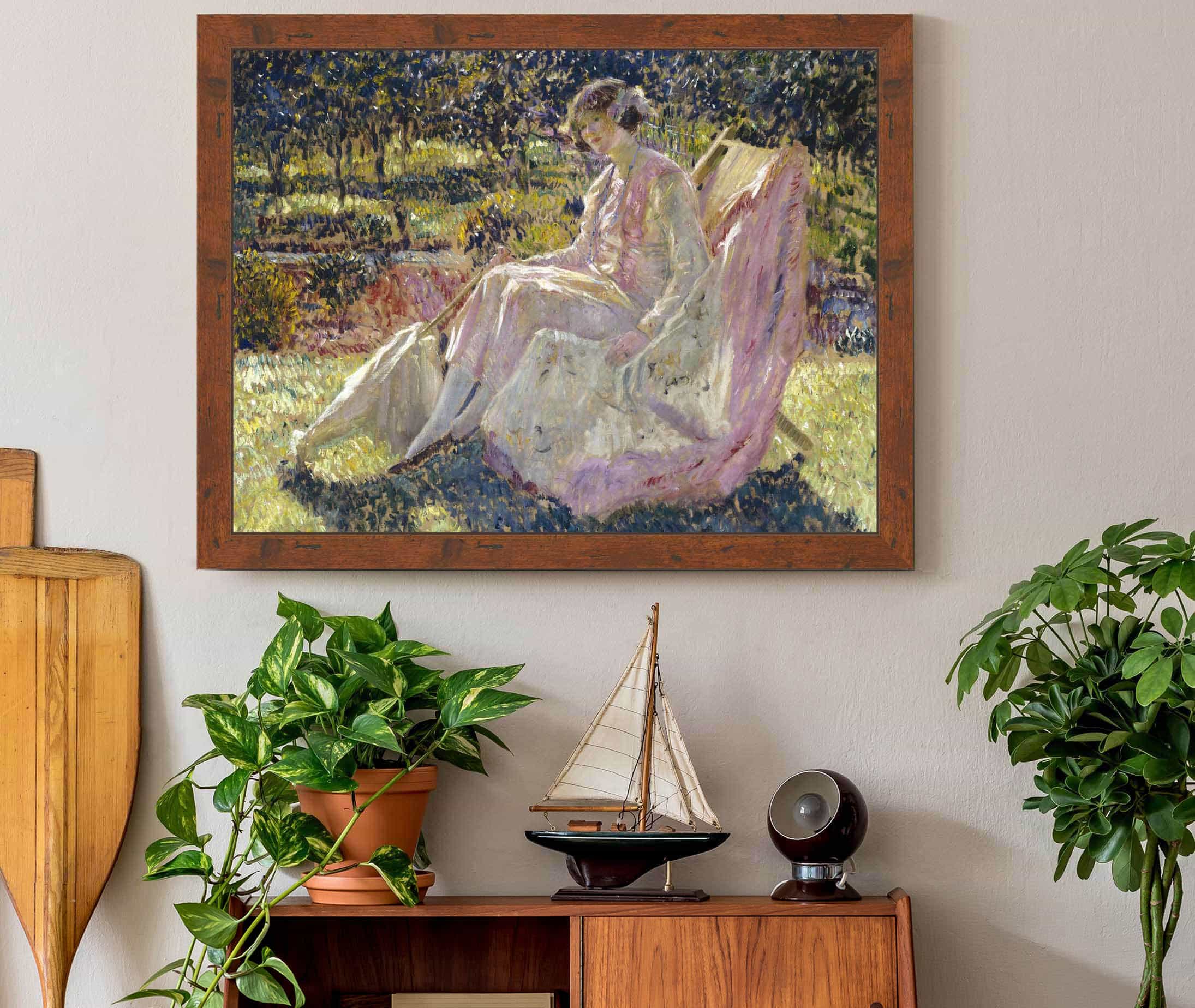 Sunbath by Frederick Carl Frieseke - Image 3
