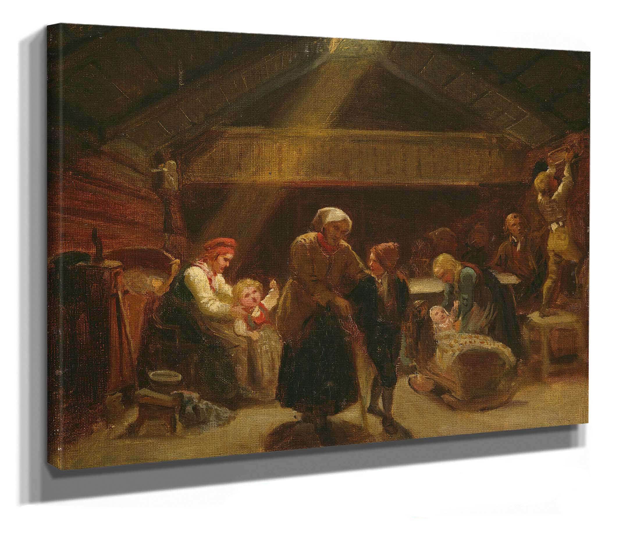 Sunday Morning In A Farmers House by Adolph Tidemand - Image 2