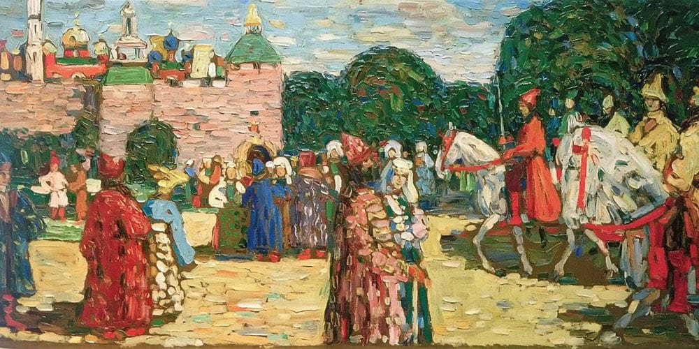 Sunday ( Old Russian) 1904 By Wassily Kandinsky - Image 2