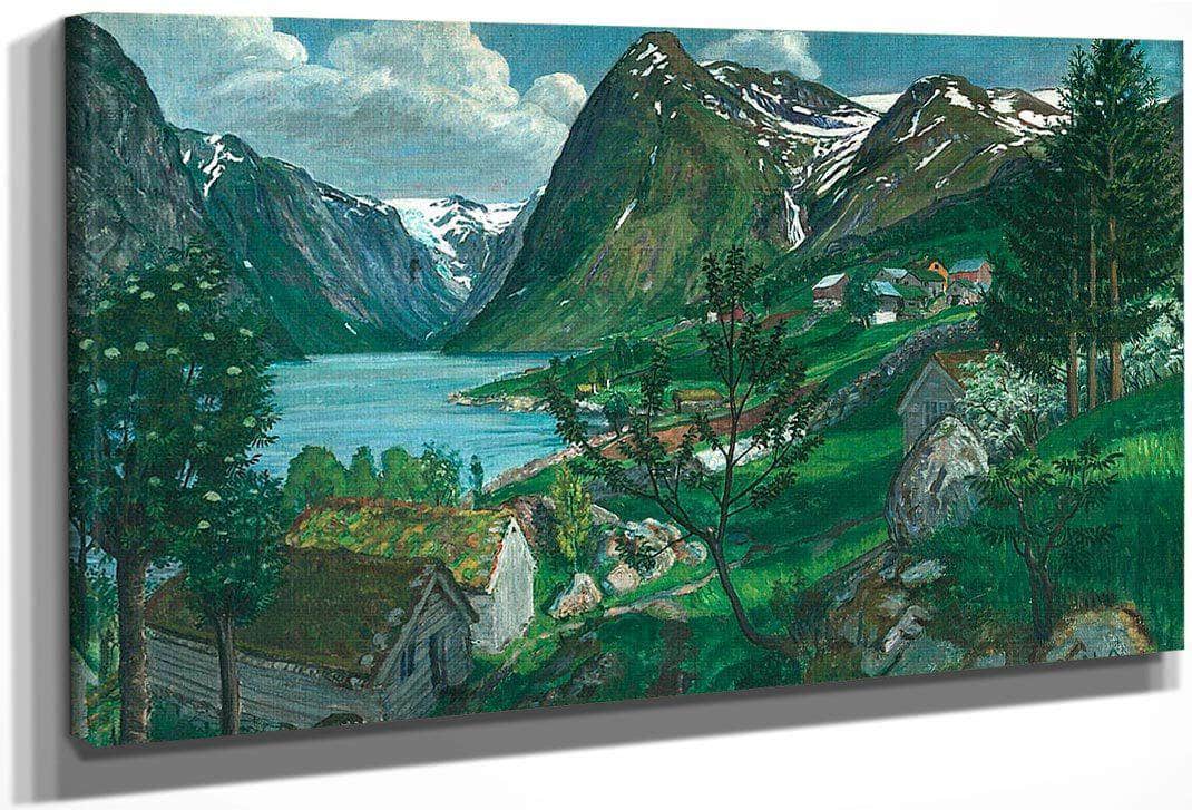 Sunde In Jølster By Nicolai Astrup